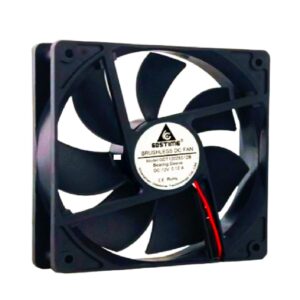 DC 12V 12025 Cooling Fan - 120X120X25 mm Cooler (Black)