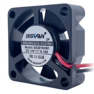 DC 12V 4020 Cooling Fan - 40X40X20 mm Cooler (Black)