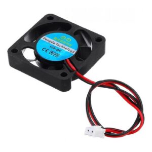 DC 12V 5015 Cooling Fan - 50X50X15 mm Size Cooler (Black)