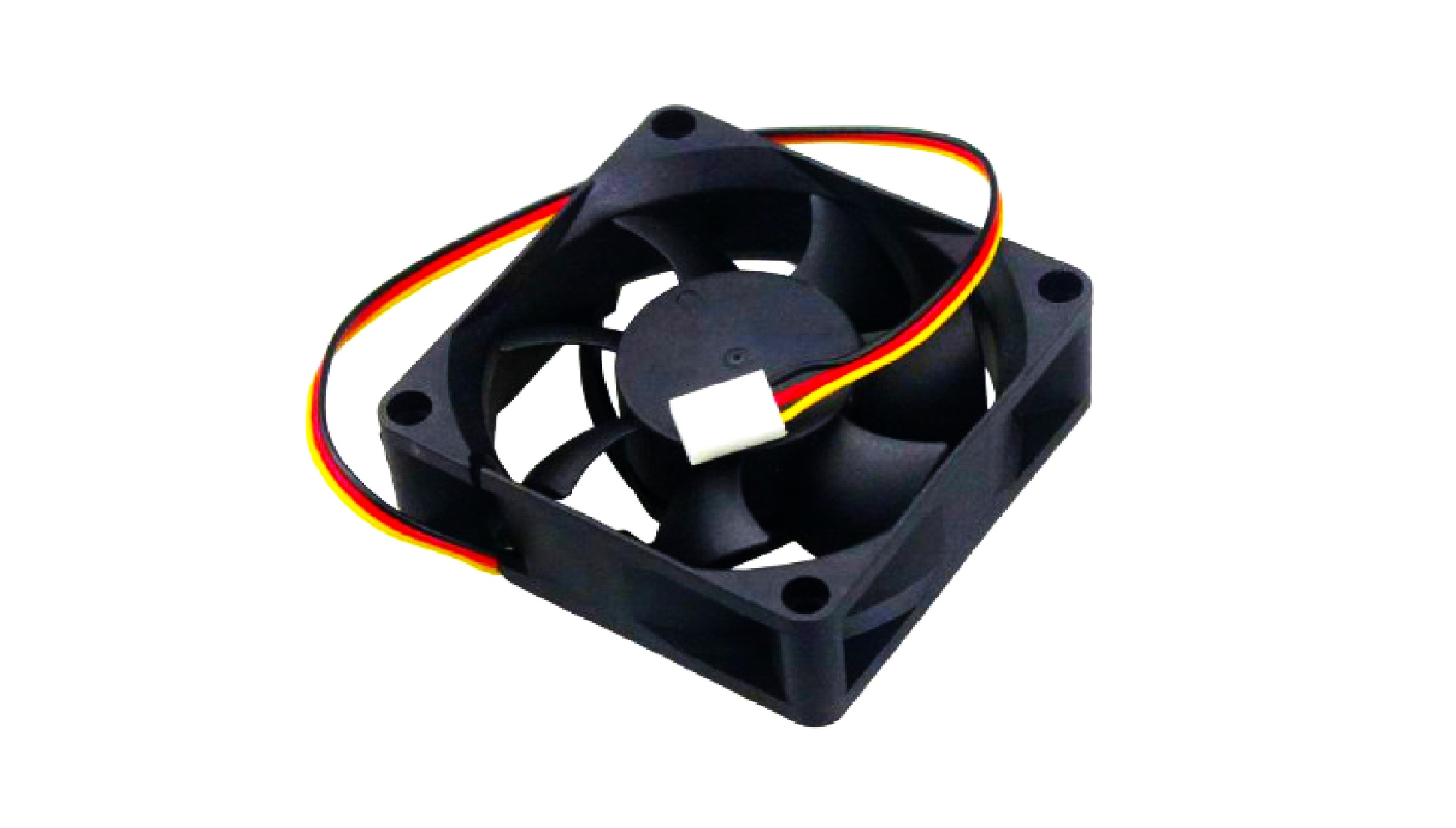 DC 12V 7015 Cooling Fan - 70X70X15 mm Size Cooler (Black)