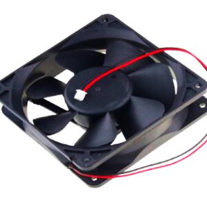 DC 12V 2510 Cooling Fan - 25X25X10 mm Cooler (Black)