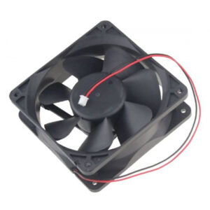 DC 12V 5020 Cooling Fan - 50X50X20 mm Size Cooler (Black)